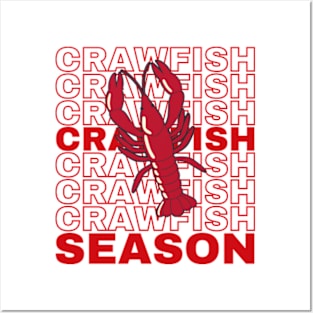 Crawfish season Posters and Art